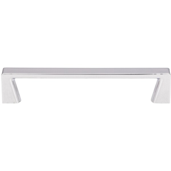 128 Mm Center-to-Center Polished Chrome Square Boswell Cabinet Pull